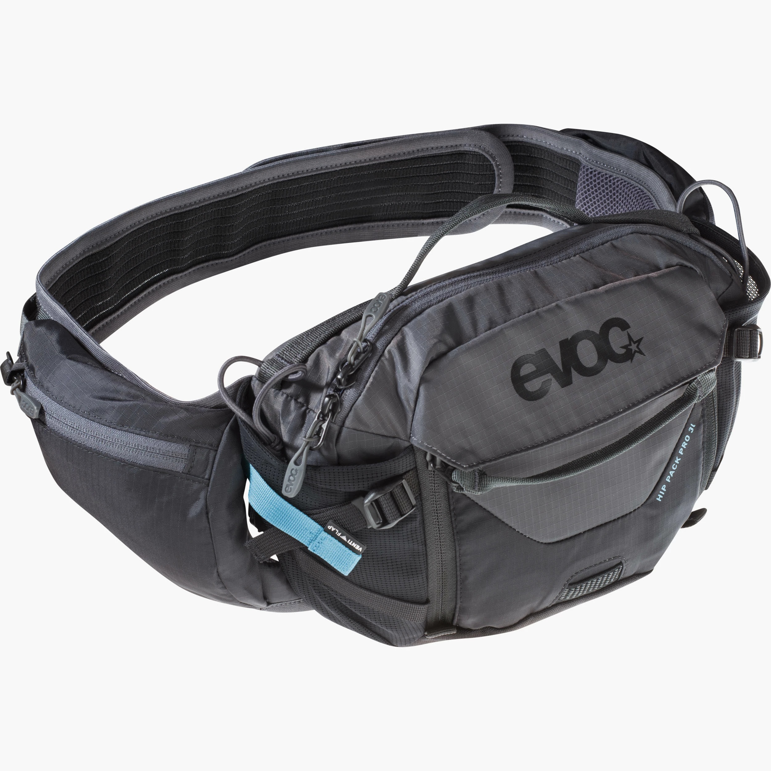 EVOC Hip Pack Pro 3 Bæltetaske - Sort 1 EVOC Hip Pack Pro 3 Bæltetaske - Sort