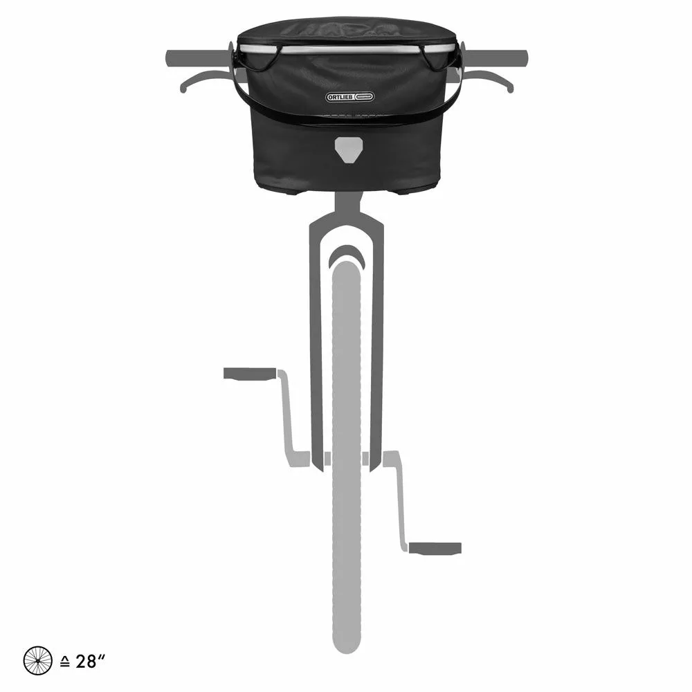 Ortlieb Up-Town City Kurv Lemon Sort 5 Ortlieb Up-Town City Kurv Lemon Sort - Billede 5