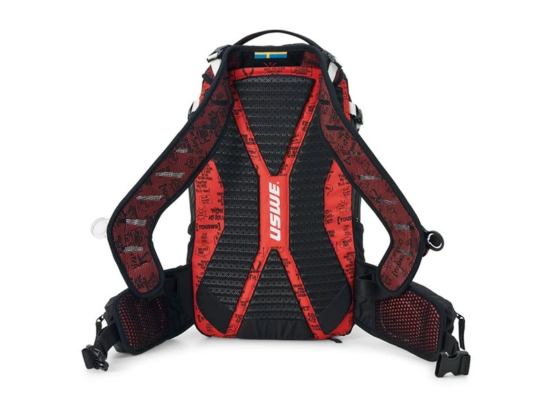 USWE Backpack Flow 16 Sort/Rød 3 USWE Backpack Flow 16 Sort/Rød - Billede 3