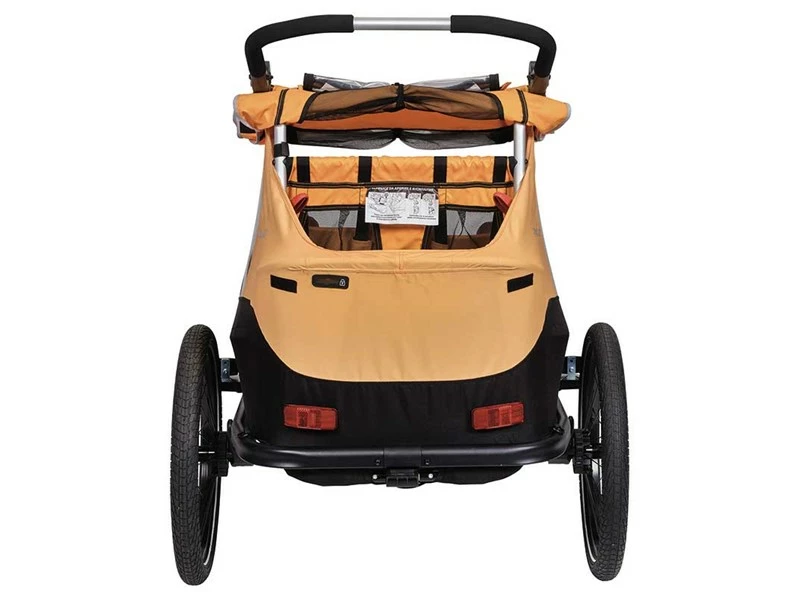 XLC Duo S Cykeltrailer Til 2 Børn Orange 5 XLC Duo S Cykeltrailer Til 2 Børn Orange - Billede 5