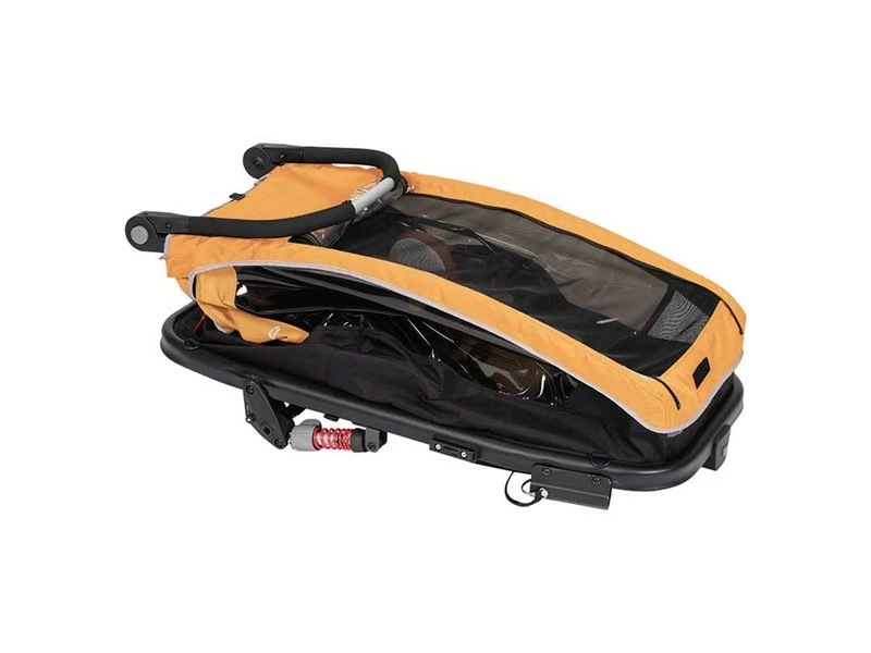 XLC Mono S Cykeltrailer Til 1 Barn Orange 7 XLC Mono S Cykeltrailer Til 1 Barn Orange - Billede 7